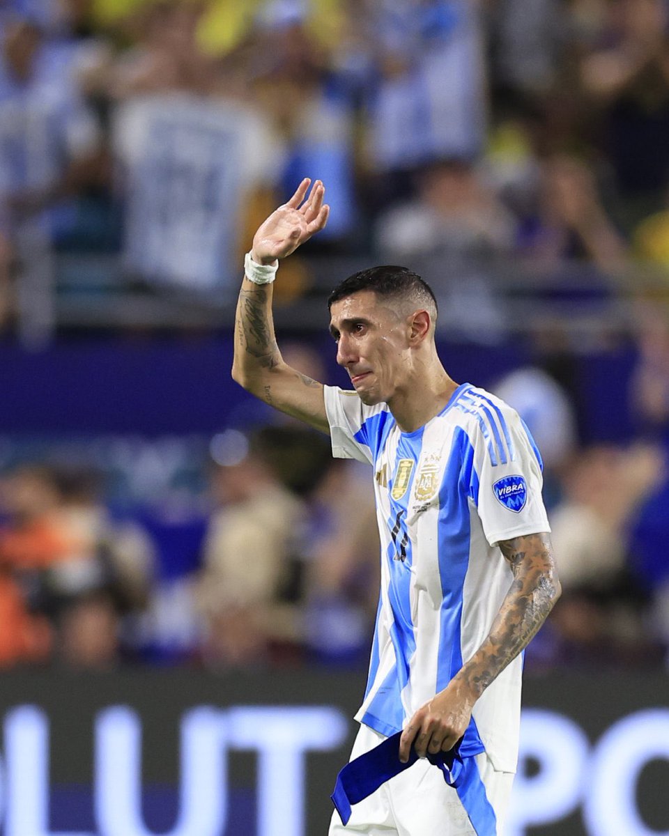 El ‘Fideo’ se despide campeón de #CopaAmerica2024 👏🏻👏🏻