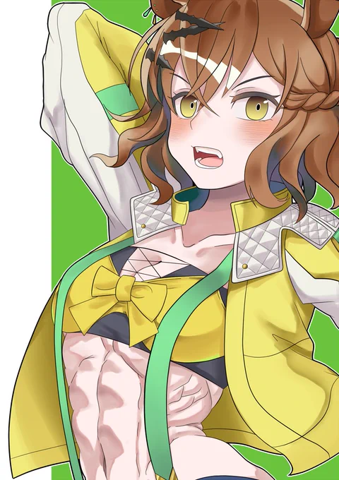 おなかを出した子一等賞!#ウマ娘 #ジャングルポケット 