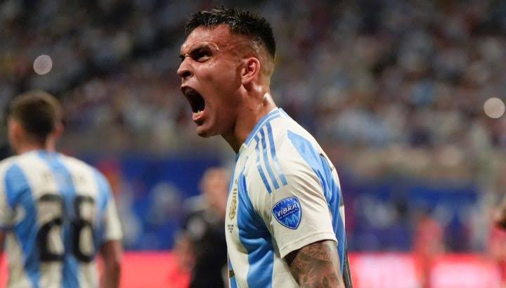 Qué gran cierre para la Copa América de Lautaro. No le tocó ser titular en la final, y termina haciendo el gol que le da el título a Argentina.