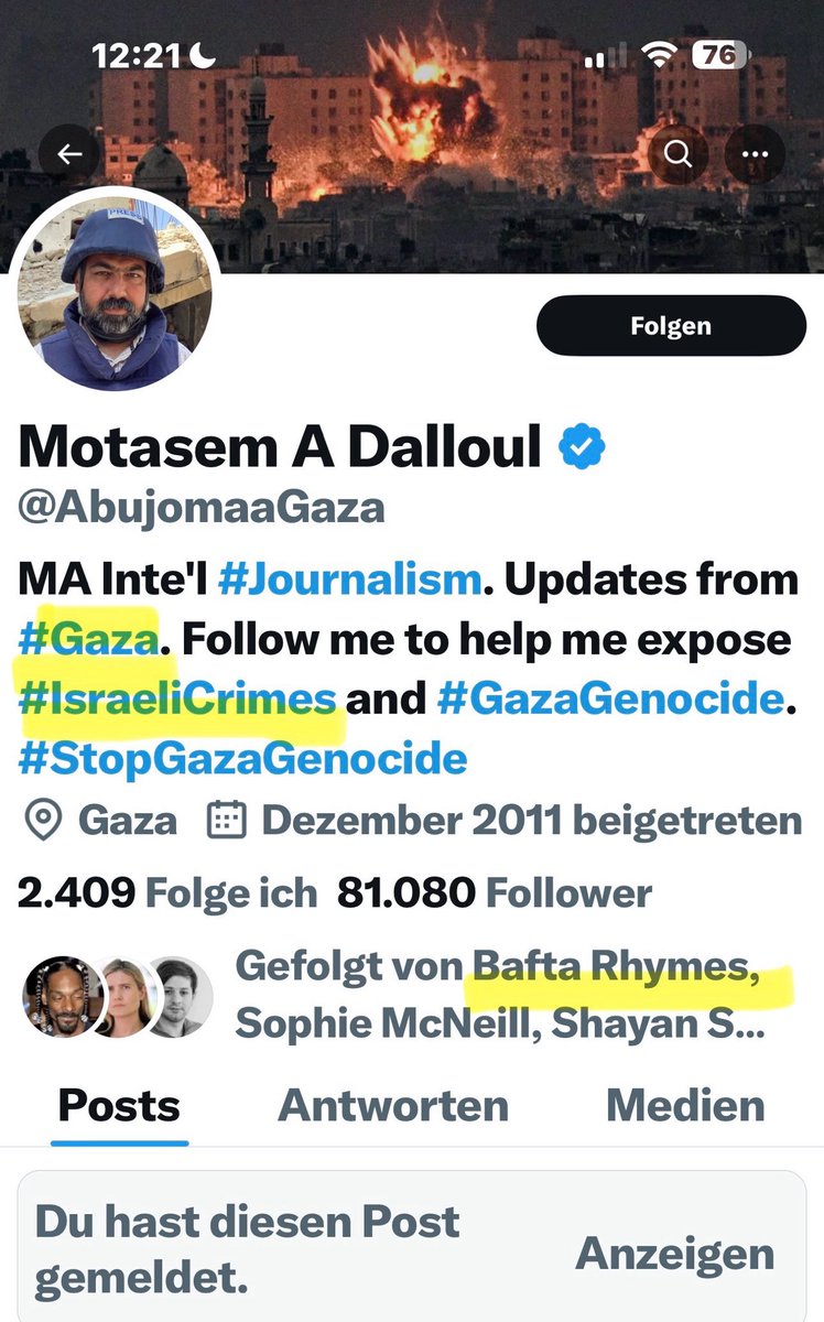 jutta_ditfurth's tweet photo. Dieser vermeintliche Journalist und #Hamas-Fan aus #Gaza belegt seinen "Genozid"-Vorwurf gegen #Israel mit einem 2 Jahre alten Foto aus der #Türkei (!) nach jenem großen Erdbeben. https://t.co/fGj3BulVgY