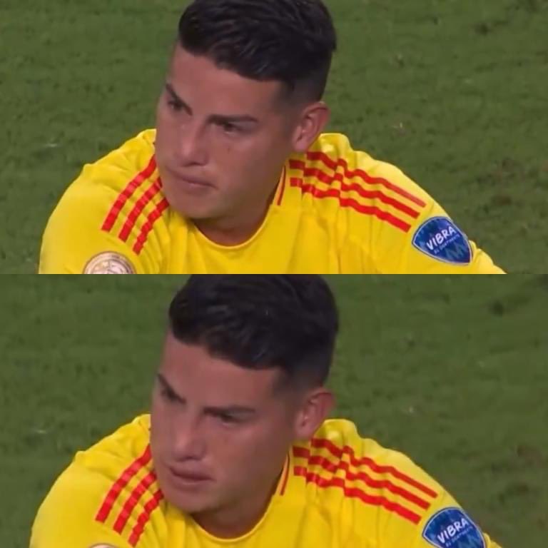Marcaste, fuiste el líder de asistencias, diste un show en la Copa América y te convertiste en el MVP absoluto del torneo. No tienes nada que llorar. No tienes absolutamente nada que reprocharte, James. 

¡¡ERES EL COLOMBIANO MÁS GRANDE DE TODA LA HISTORIA!!