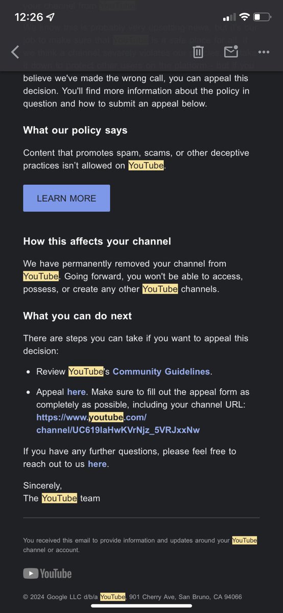 shadesvisiontv's tweet photo. @TeamYouTube This is the url you guys sent me thru email… https://t.co/Svp04kz10w