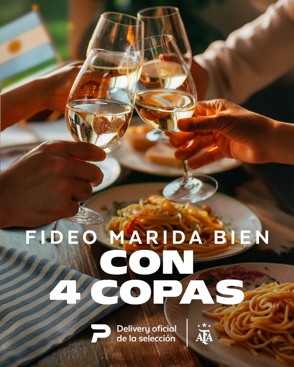 No existe copa que no maride bien con vos, fide querido. ¡Gracias Fideo, gracias Selección! 🏆🫶❤️
#SaleFideo #CampeonesDeAmérica
