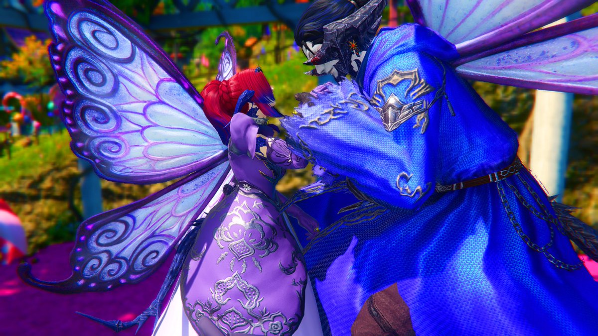 nyx_astera's tweet photo. To redeem myself for such a travesty in #gpose of both @TiarnaSilverpaw and @Hazexion at flutter. I decided to try and do a cute fairy king and princess thing.
#ventcatvenuehopping #ventcatdynamispopup #ventcatgpose https://t.co/KifOsNP0Zl