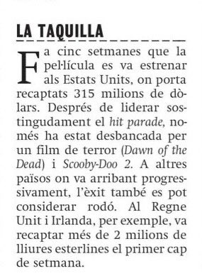 LafondLa52872's tweet photo. "Scooby-Doo 2: Desbocat" es va estrenar als cinemes catalans el 2 d'abril de 2004, i distribuït per @WarnerBrosSpain. La pel·lícula va ser doblada al català.
#ScoobyDoo2 #DoblatgeCatalà @gencat #RamonCanals #RogerPera #XavierCasan @GeniRey @JMulachs @atrifol73 #JoséJavierSerrano https://t.co/cCD0fHtlip