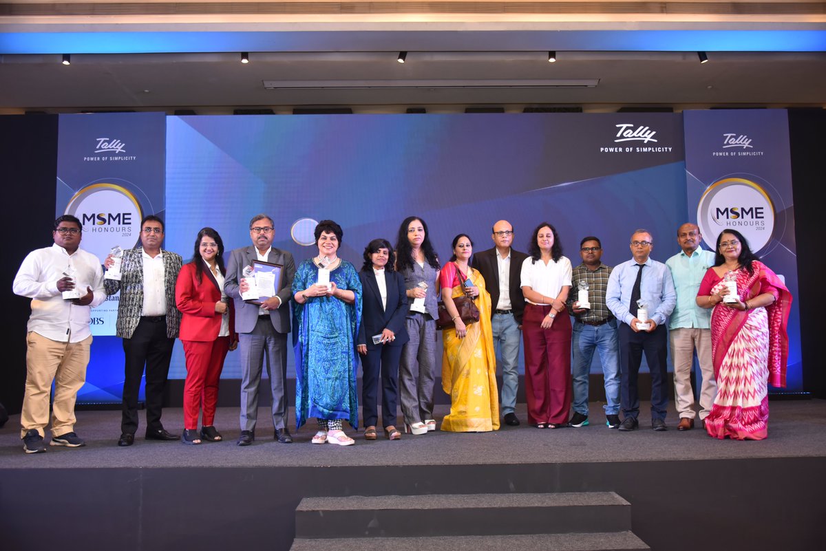 htTweets's tweet photo. [PARTNERED]

A round of applause for the inspiring winners at the Tally MSME Honours 2024. You're redefining business and paving the way for future generations.

@tallysolutions 

Head over to https://t.co/iLnqkq0BTa and meet the winners. https://t.co/nGnx7oGakc