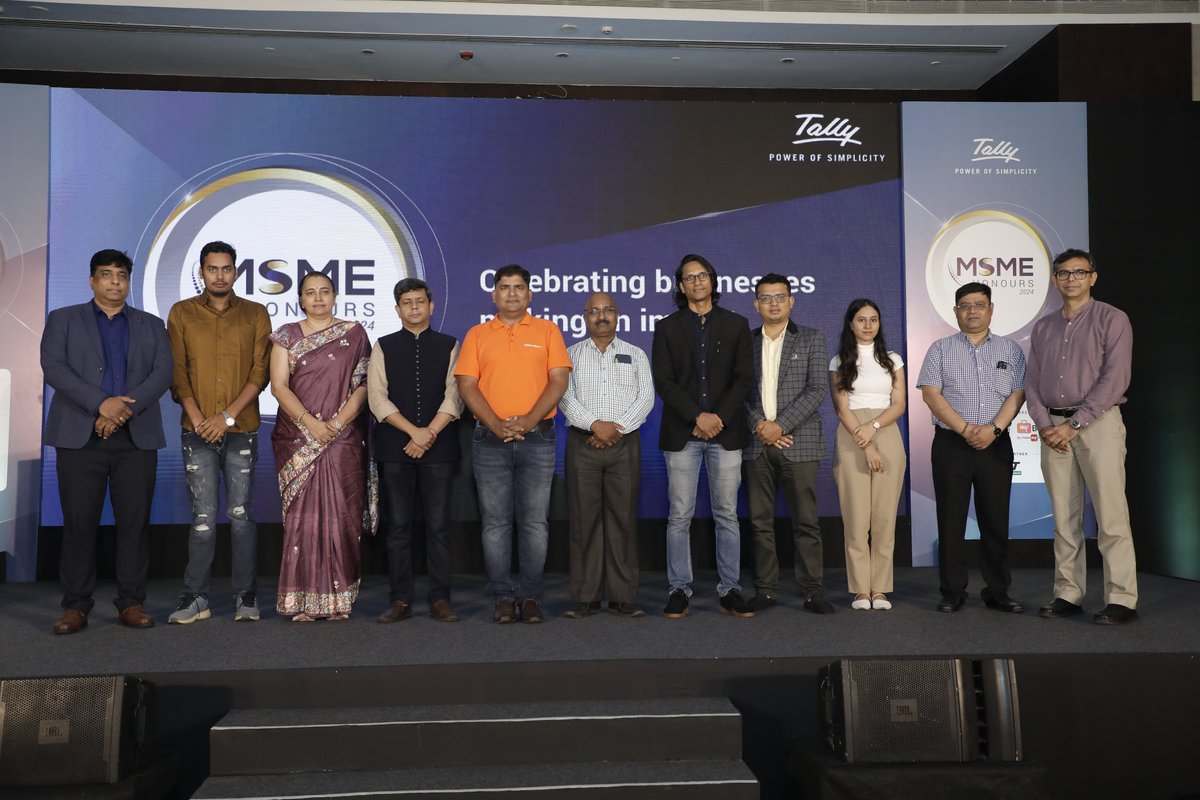 htTweets's tweet photo. [PARTNERED]

A round of applause for the inspiring winners at the Tally MSME Honours 2024. You're redefining business and paving the way for future generations.

@tallysolutions 

Head over to https://t.co/iLnqkq0BTa and meet the winners. https://t.co/nGnx7oGakc