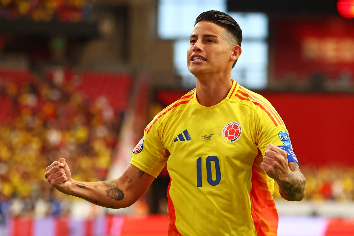 elchiringuitotv's tweet photo. 🇨🇴 JAMES, MVP de la Copa América.

💫 Brillaste como nunca, @jamesdrodriguez. https://t.co/HRXfvrGQoO