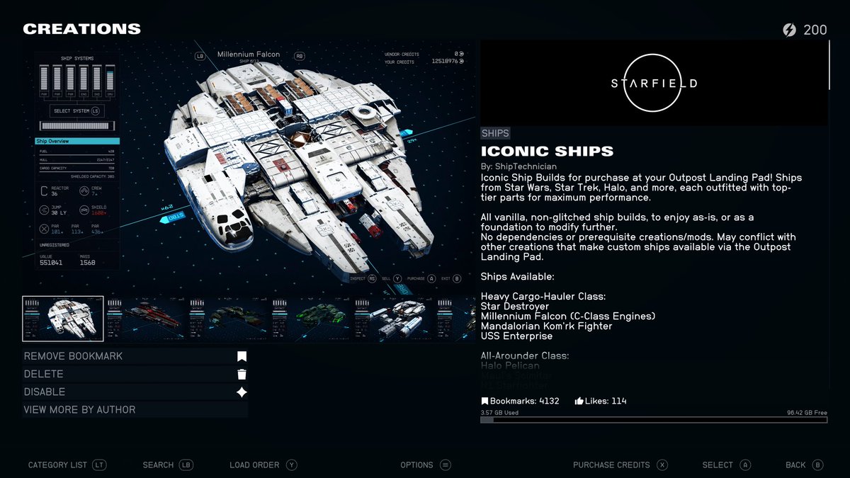 ttvDoctorJay's tweet photo. MOD alert:
This mod for me personally causes issues with taking off. I’ve used 2 of the ships and each one messed up on me after 2-3 separate load ins.
#XboxSeriesX #XboxGamePass #XboxShare #Bethesda #SpaceExploration #creationmods #mods https://t.co/5kZIM7wy4b