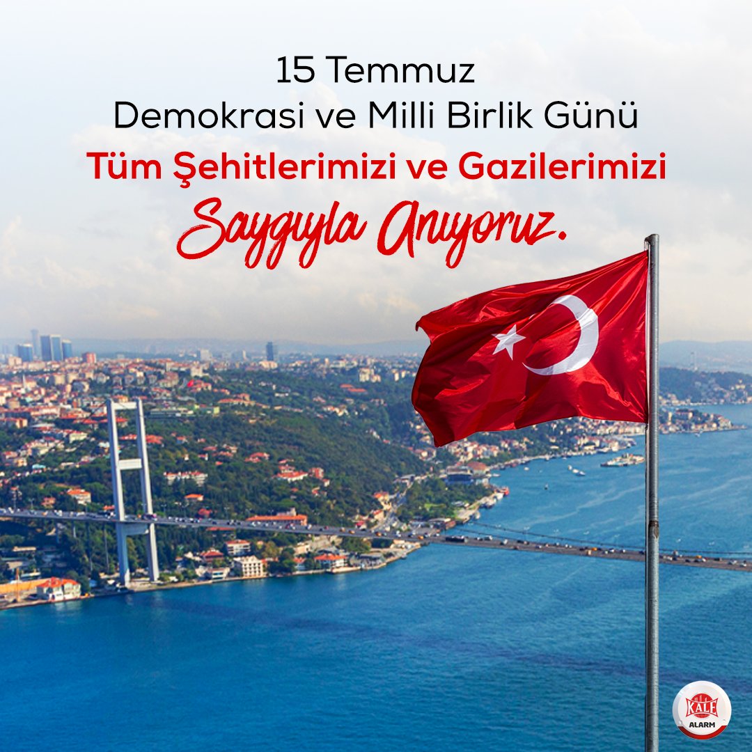 Milletimizin cesareti ve kararlılığı ile kazanılan bu zaferi, şehitlerimizi ve gazilerimizi rahmet ve minnetle anıyoruz. 🇹🇷

#KaleAlarm #Güvendesiniz #SevdiklerinizinKalesi