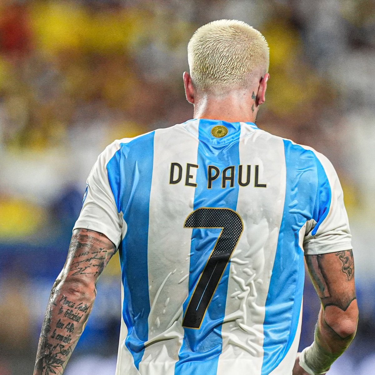MessiFanatic_'s tweet image. What a warrior this guy is. Without De Paul, there is no way Argentina wins the 2024 Copa America final.