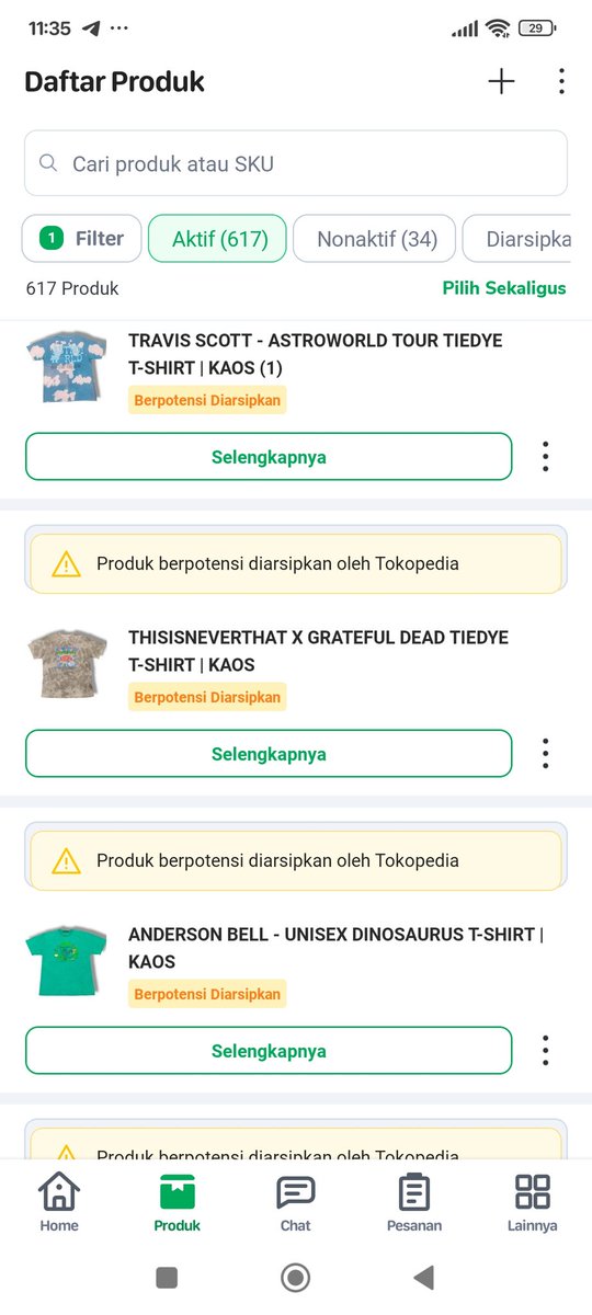 Ga asix jualan di Tokopedia udah 2x akun di ban 👎