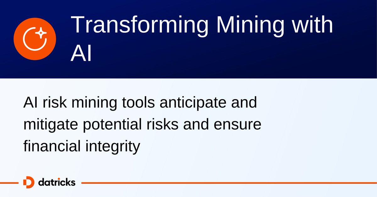 Datricks_'s tweet photo. 📊 Ernst &amp; Young study: 71% of mining companies report material weaknesses in internal controls, with issues in revenue recognition (35%), financial reporting (29%), and inventory management (22%). AI-driven tech is crucial to address these.  #AI #RiskManagement #fraud