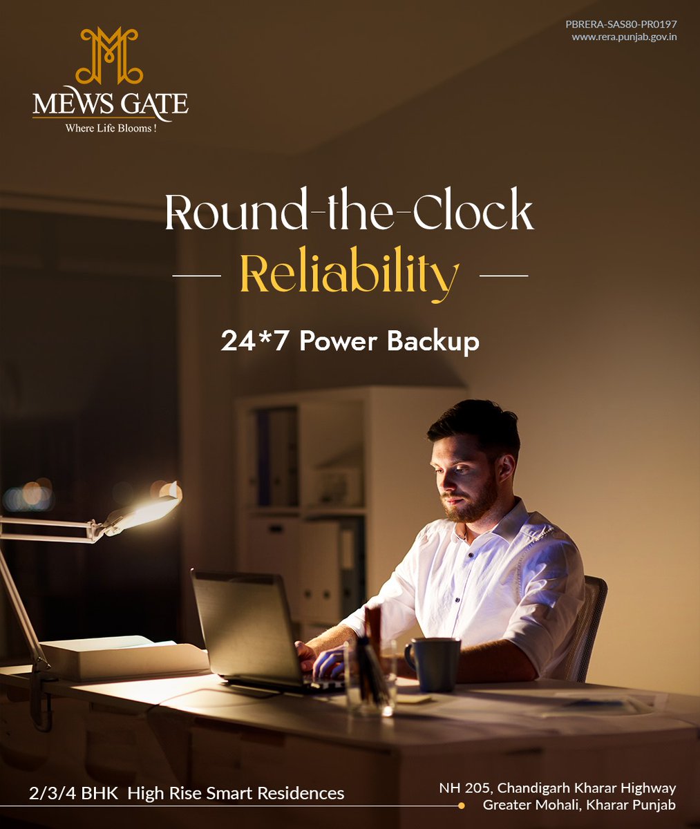 MewsGate's tweet image. Enjoy peace of mind with our reliable 24*7 power backup at Mews Gate.

↘️To book your experience, Call us at 90695-90695 

#MewsGate #PowerSolutions #EffortlessLiving #ModernLiving #Electricity #BeyondComfort #24x7Power #BackupPower #ResidentialProperty #Homes #Kharar