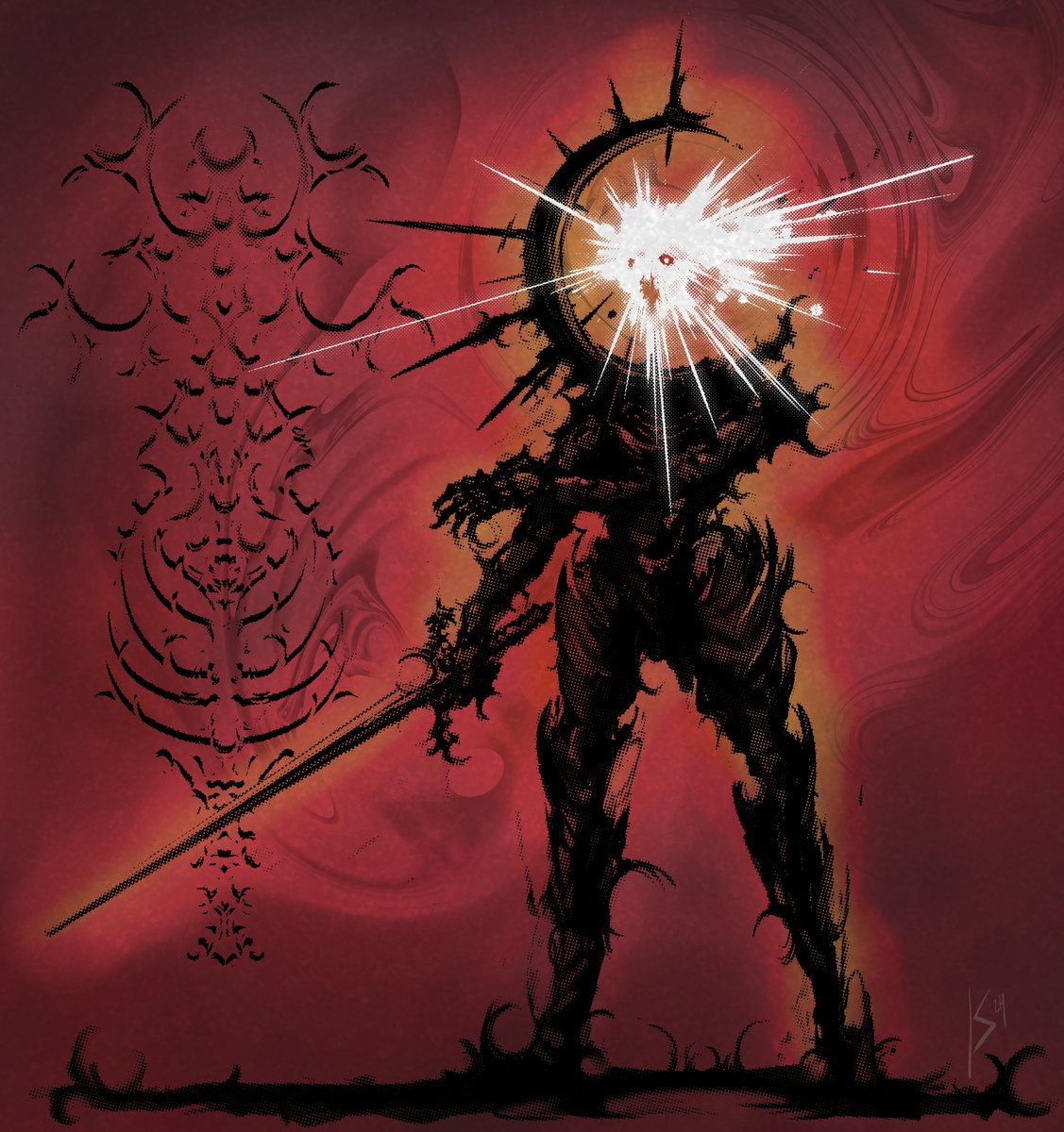 Eclipsed Knight, don't stare directly at them!