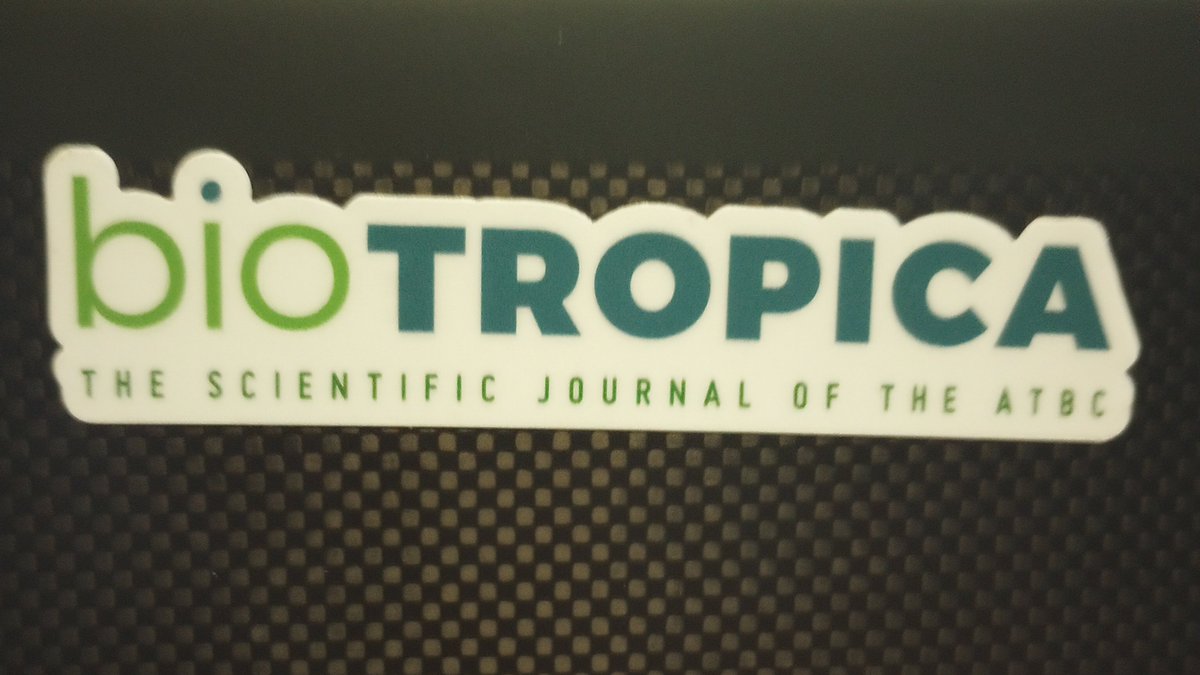 Hey! If you are at #atbc2024 <a href="/theATBC/">ATBC</a> meeting and run into <a href="/EleSlade/">Dr Eleanor Slade @eleslade.bsky.social</a> or <a href="/jennifer_pow/">Dr. Jennifer Powers</a>, ask us for your own fabulous Biotropica sticker.  Every laptop should have one!