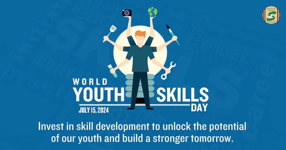 GreenSwelfares's tweet photo. The post-pandemic era highlights a changed world where staying relevant means acquiring in-demand skills. This #WorldYouthSkillsDay, let's foster gender parity, promote technical and vocational training, and empower youth to contribute to sustainable and equitable global development.