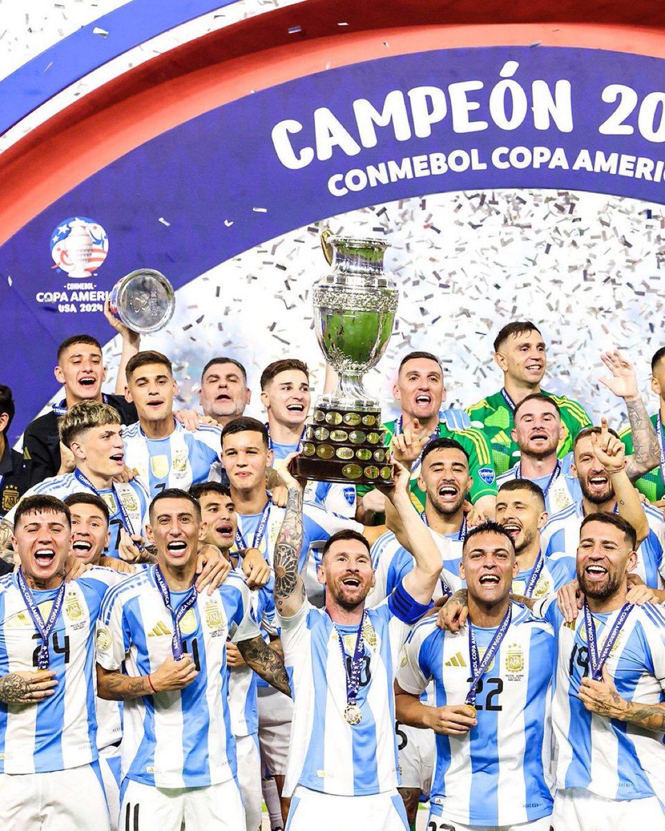 Since Copa America 2021, Argentina have won double the amount of trophies (4) than they’ve lost matches of football (2). 

This is a dynasty.