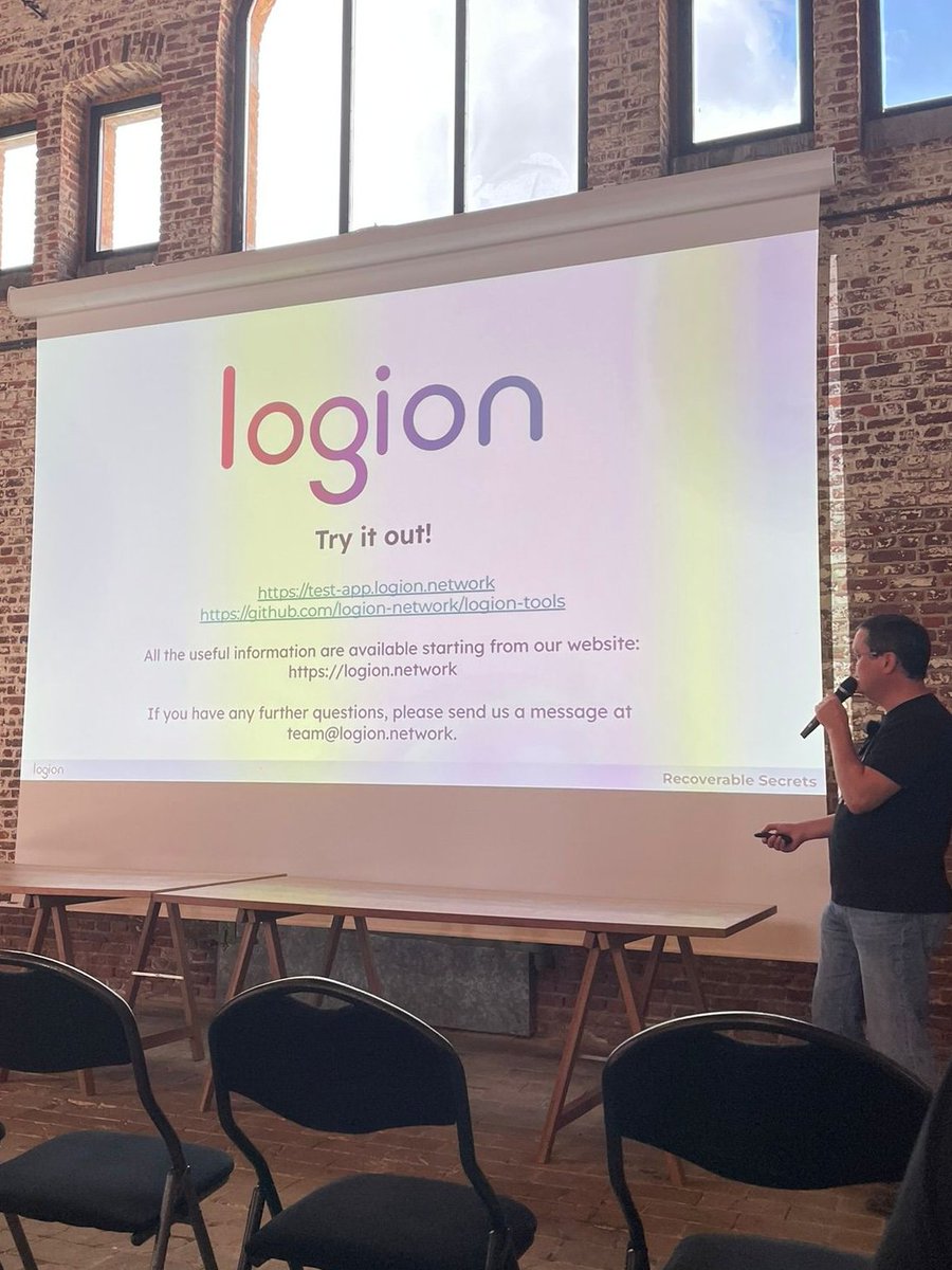logion_network's tweet image. 2/6 🥐 The presentation of our new product, Secret Recovery, was early but accompanied by very good croissants. Logion brings the possibility to save and transfer your keys legally—much better than Ledger recovery! 🗝️🔒 #Logion #SecretRecovery