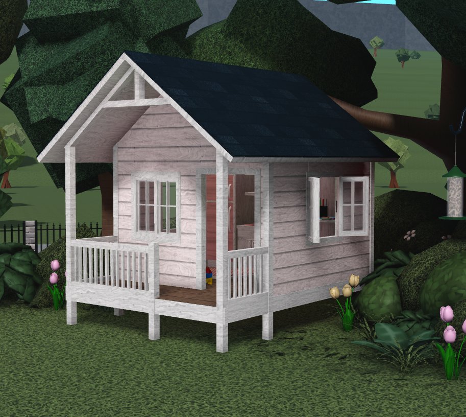 TerezaGrant's tweet photo. Doll house🎀 #bloxburg #bloxburgbuilds #roblox https://t.co/m4YDrcji4k