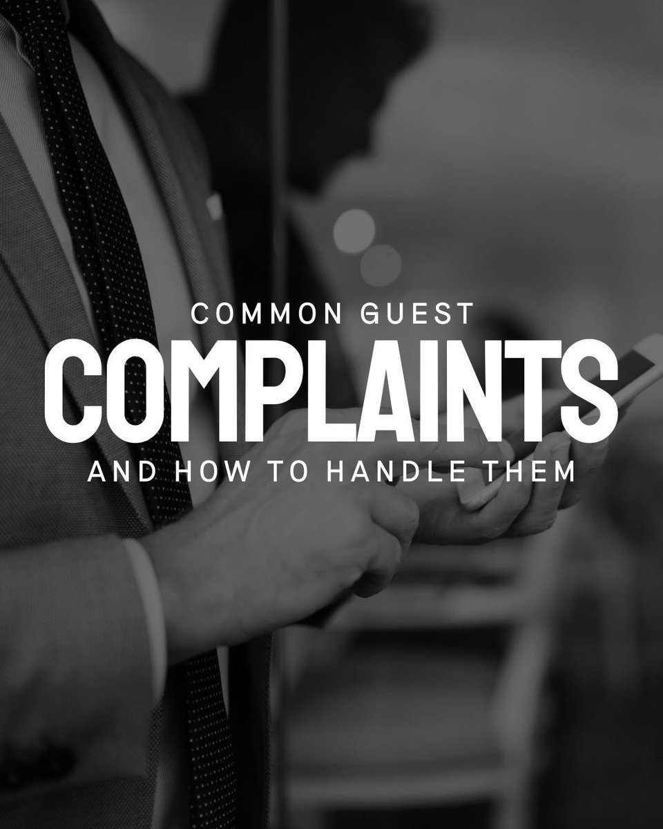 Ever wondered how to handle common hotel guest complaints effectively? Discover top tips and strategies to turn an unhappy guest into a loyal repeat customer ✨ 

bit.ly/3LkfWdB