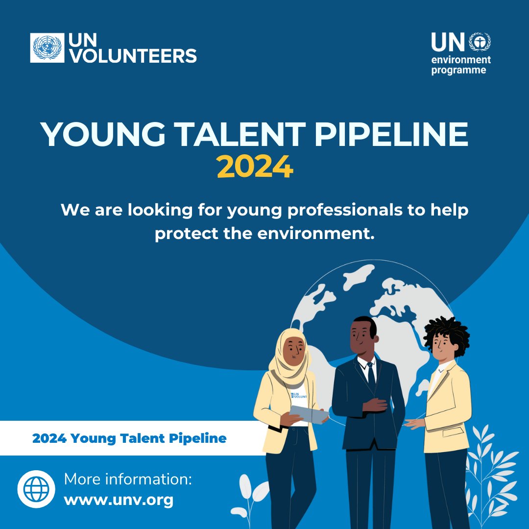 UNEP's tweet photo. Young people are the key to a healthy, clean environment - let’s give them the skills needed to thrive and achieve a better future for all.

On #YouthSkillsDay, we repeat our call for youths to join us and help protect the planet.

Details: https://t.co/aRKJkdHNPf https://t.co/4iJlc9yMGw
