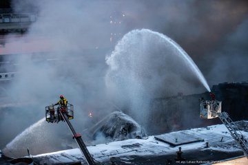 akcja gaśnicza w porcie