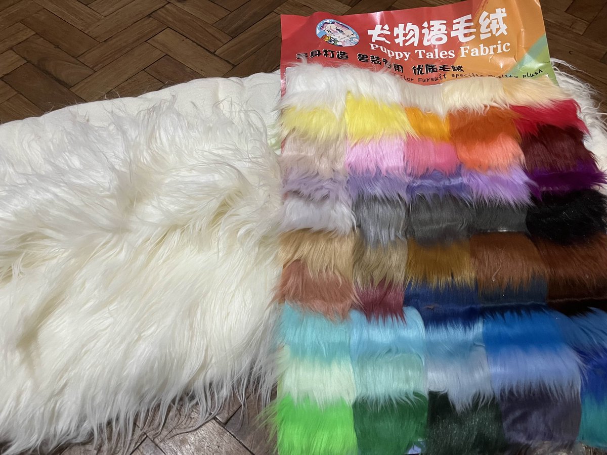 Pichuurisu 🌼 Art, Tarot Streams on Twitch (@pawsiecat) on Twitter photo Waah finally received a long pile fur and swatch from <a href="/PuppytaleFabric/">Puppy Tales fabric</a> ✨🐈 The quality looks great! Waah finally received a long pile fur and swatch from <a href="/PuppytaleFabric/">Puppy Tales fabric</a> ✨🐈 The quality looks great!