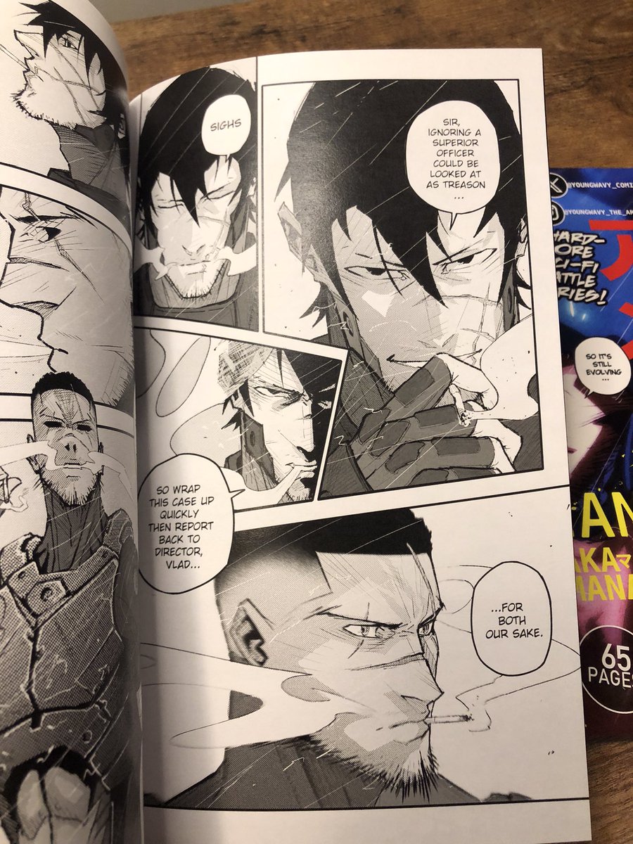 Youngwavy_Comix's tweet photo. 🚨Official Kickstarter Preview! My official self publishing, American Manga Magazine- Shonen Wavy! Featuring HOLY ARK Chapter 1. Kickstarter will be launching at the end of the month as a pre-order campaign. https://t.co/tmPJ5DFESG