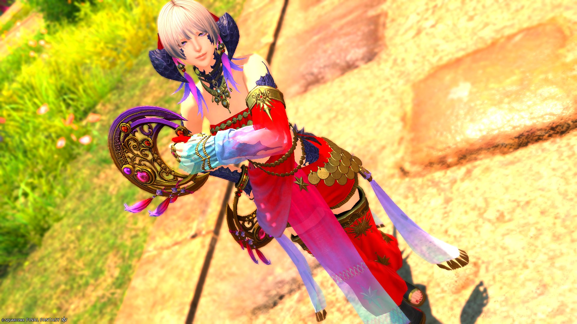 赤、緑、ピンク、青、黄色それぞれのドガ「踊り子」 | アート