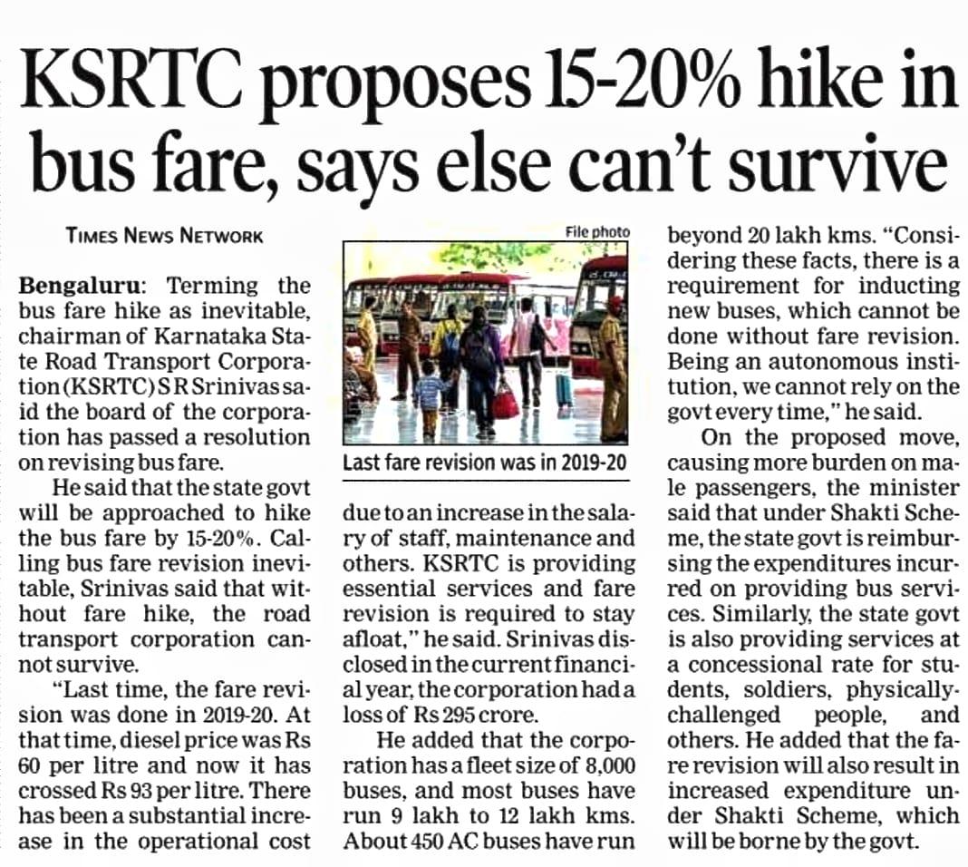 Tejasvi_Surya's tweet photo. Congress' Khatakhat Model of Governance in Karnataka has led to hikes in 

- Water Bills
- Electricity Bills
- Property Tax 
- Stamp Paper Duty 
- Sales Tax on Petrol & Diesel
- Excise Duty
- Milk price
- Road Tax on new vehicles 
- And now the hike in Bus fares! 

To top it, you have multi crore scandals, loot of SCST funds, and ZERO development. 

This #PickPocketCongress Govt must go for Karnataka to regain its lost path.