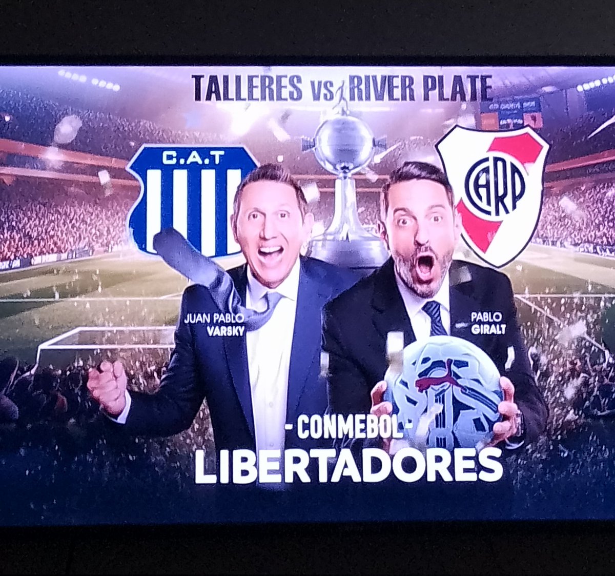 Flor_24rp's tweet photo. Todos re felices y Telefe tira la de muy pronto Talleres - River  paraaaaa déjame disfrutar un poco amigo https://t.co/PZFmzHtgOd