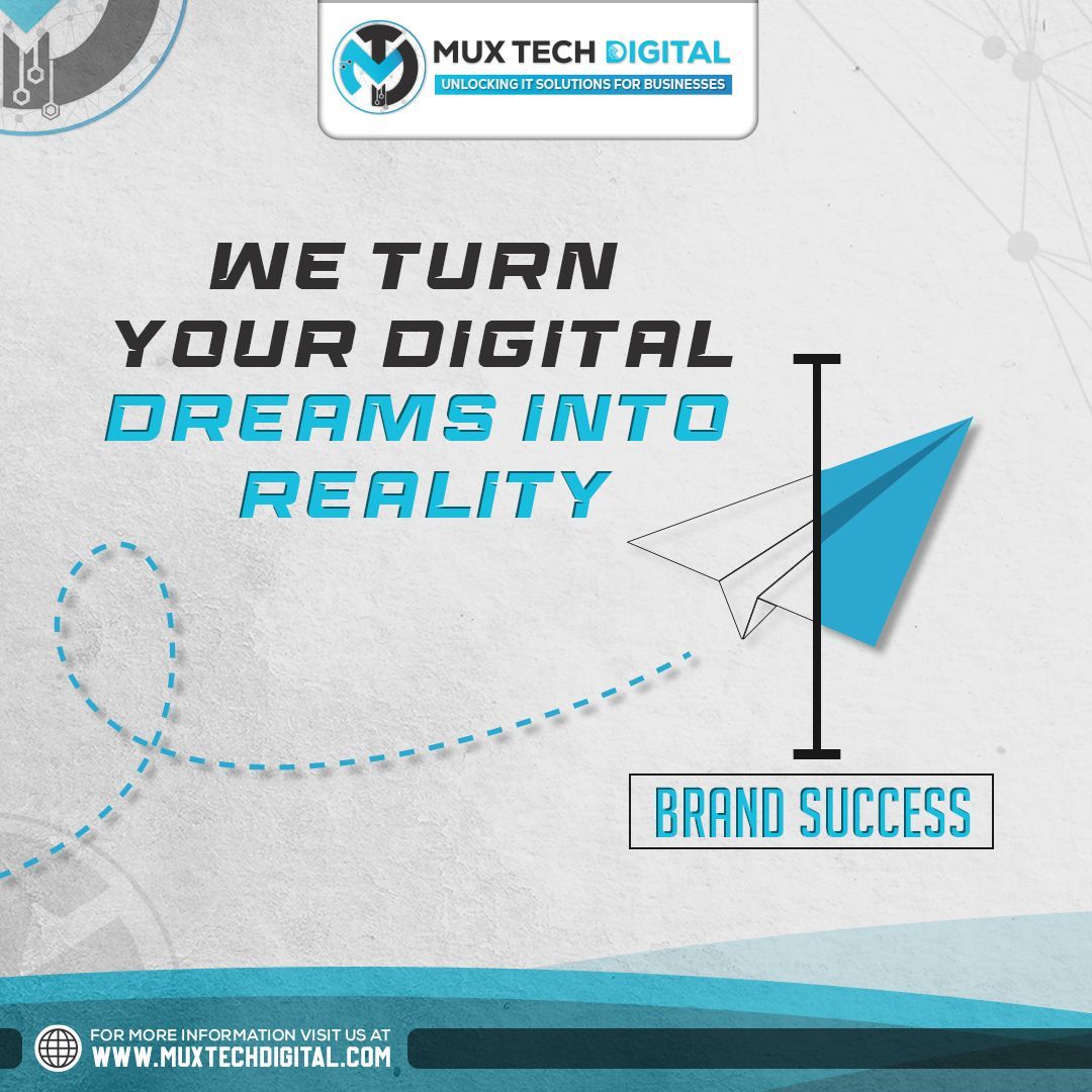 muxtechdigital's tweet photo. Your turn to transform digital dreams into reality! What's your next big idea or project in the digital world? Please share with us in the comments below, and let's inspire each other to ensure your brand's success.
#BrandSuccess #TopOfTheMarket #IndustryLeader #SuccessfulBrand https://t.co/Q8Qh80a3C0