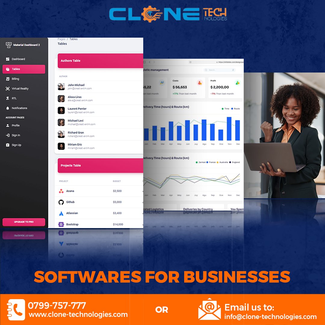 Clonetechltd's tweet photo. As we step into another productive week, it’s crucial for yourbusinesses to leverage the right tools to stay ahead. Clone Technologies offers cutting-edge software solutions designed to streamline your operations, enhance efficiency, and boost profitability. https://t.co/7tsjEN3DnP