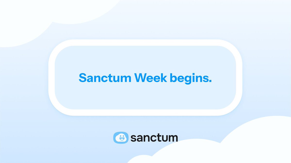 Suit up, its <a href="/sanctumso/">Sanctum ☁️</a> week.