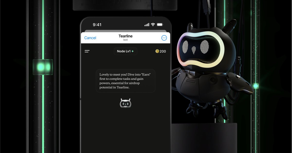 🚀 The Tearline Intent-centric AI bot is now live! 

Surpass ordinary AI with our Web3-savvy assistant and reap the AIRDROP!
Embark early to accumulate Powers and Computing, ensuring your place in our forthcoming rewards.

Begin your adventure now! 👉 t.me/TearlineAI_Bot/