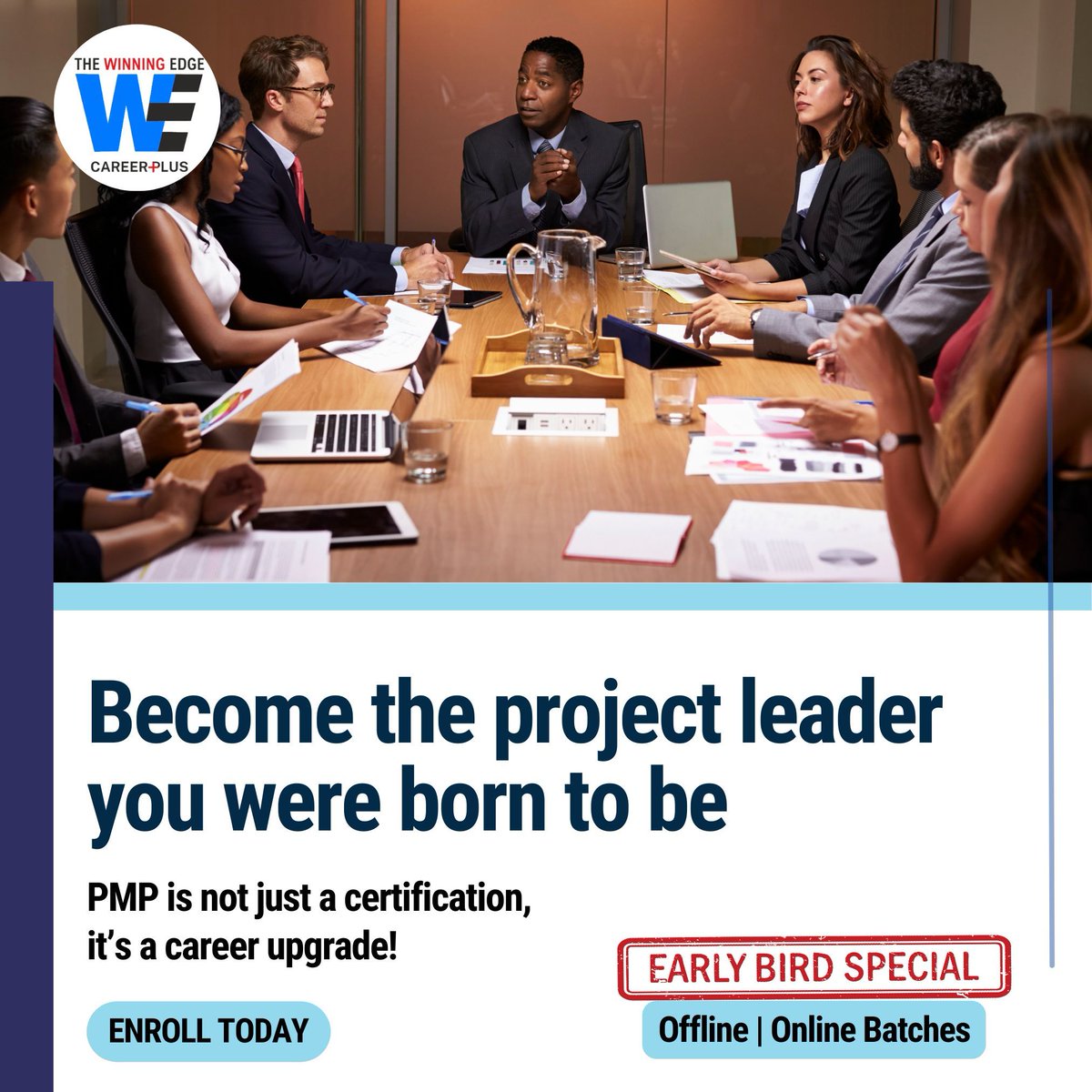 twecareerplus's tweet photo. Veterans, It's Time to Lead Again!

🚀 Transform Your Civilian Career with #PMPCertification

Enroll Today! Limited Spots Available!

Text #PMP to +91 7300801265 for more details. 

Fill out the form to get started: https://t.co/HYFss2YtFn

#PMPJobs #ProjectManagementCareers https://t.co/5dsRxmZkFQ