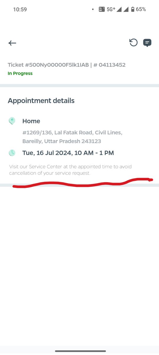 PrateekChandraS's tweet photo. @OlaElectric they saying I need to go Bareilly. ..how this can be home visit service.... Bareilly is 167km from my current location.... https://t.co/U1WMTN4YVv
