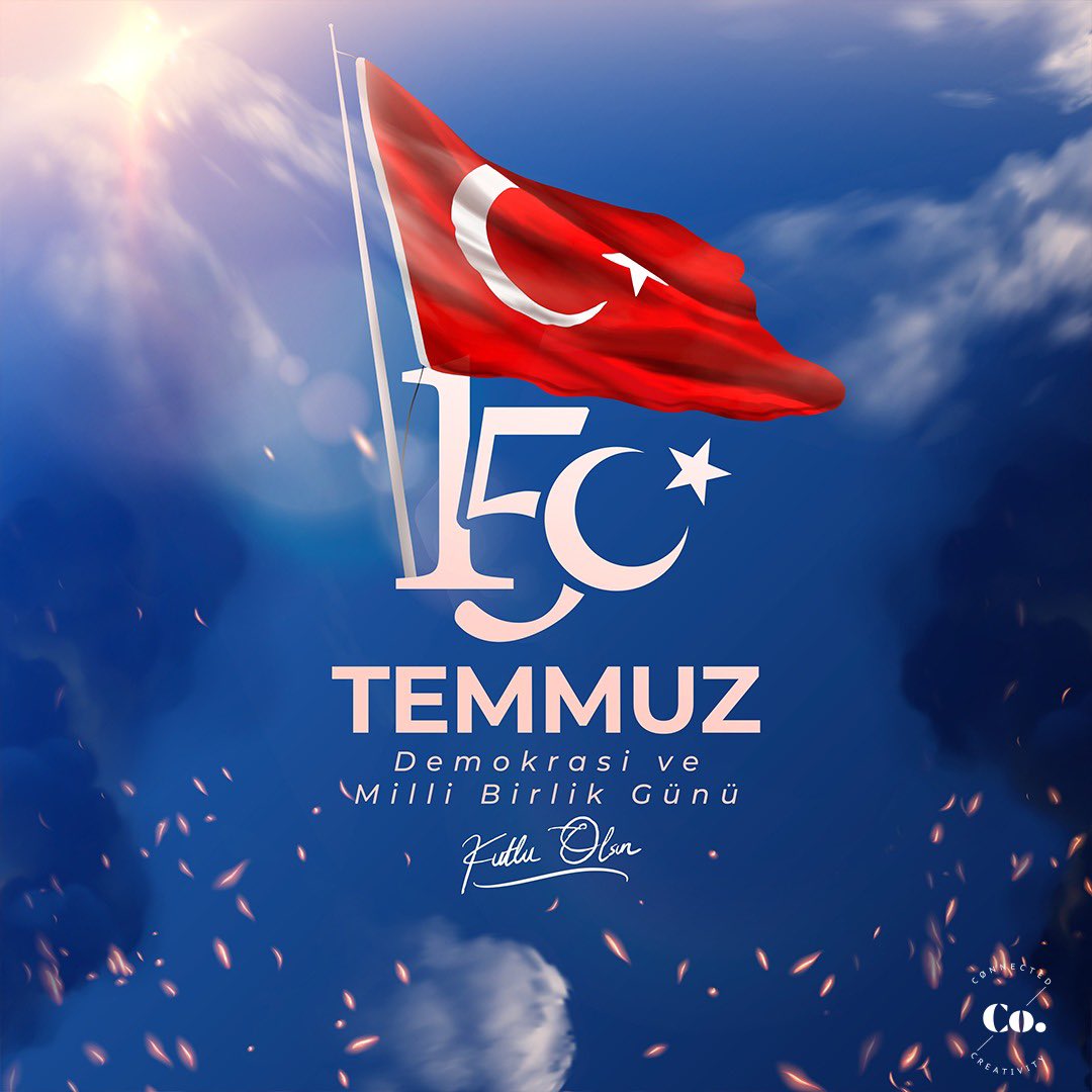 15 Temmuz’un yıl dönümünde kahraman şehit ve gazilerimizi saygıyla anıyoruz. 

#15Temmuz