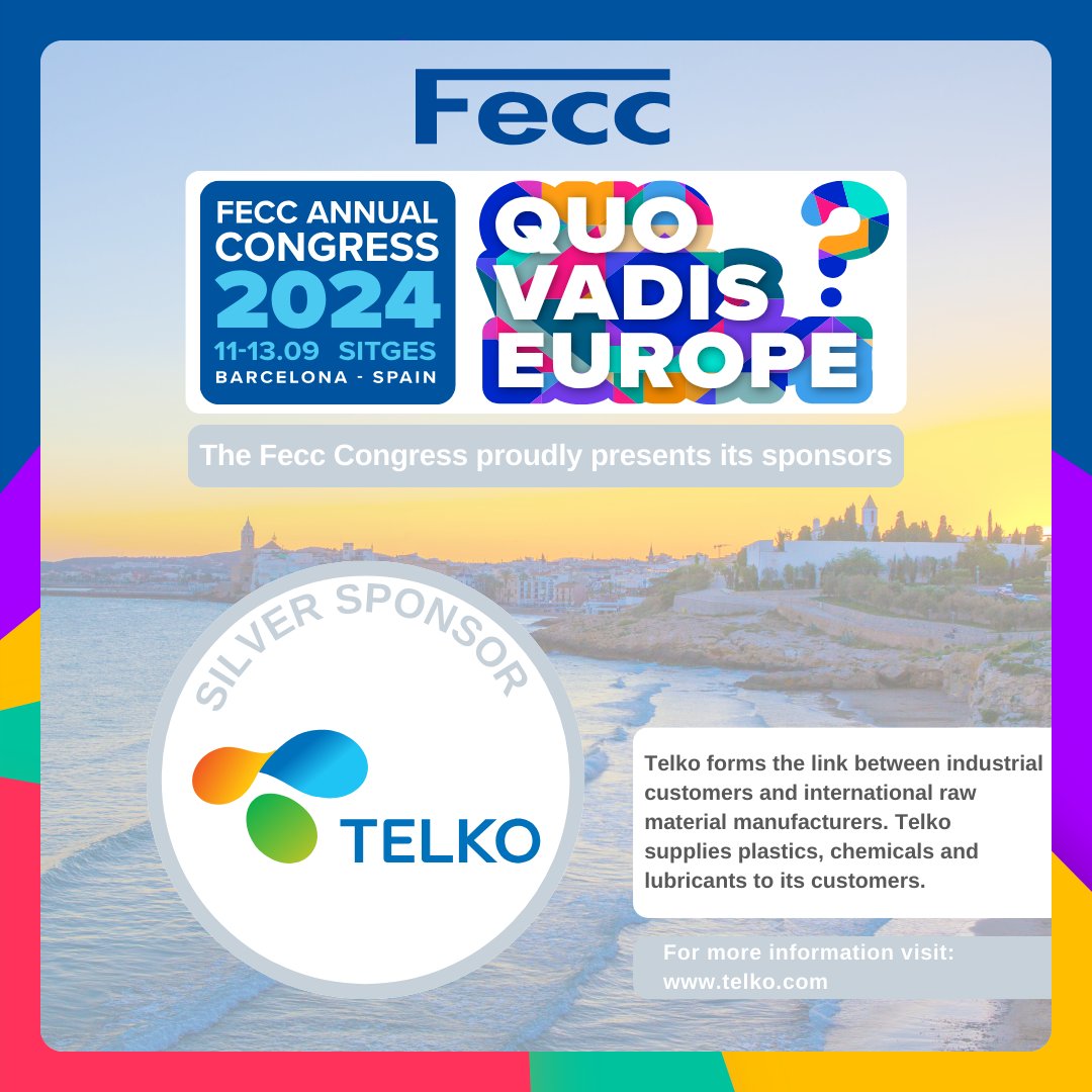 The ✨ Fecc Congress 2024 ✨ proudly introduces Telko as ⚪ Silver Sponsor for this year’s edition!

We are excited to have you on board! 🎉

📲 Secure your spot at this exceptional event: lnkd.in/efAJmVDP
🚨 Today, last day of early bird rates!

#FECC2024 <a href="/TelkoLtd/">TELKO</a>