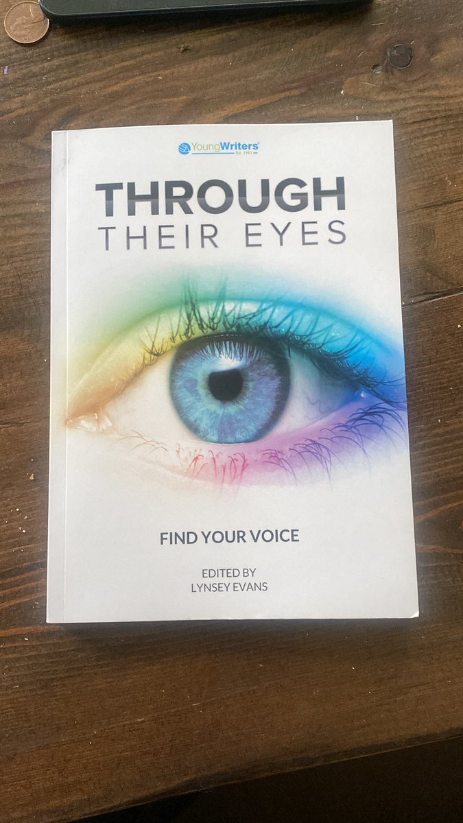 henry_druce's tweet photo. Finally the Druces have produced a decent writer. My youngest Holly,12, is one of five winners out of 10,000 entrants for a national @youngwriterscw poetry writing competition. Her poem has been published in a book, Through Their Eyes, she's won a sparkly trophy and £50. https://t.co/DZcxtZNCnl