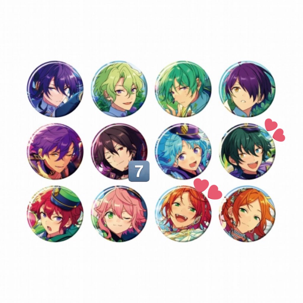 t_t_tu's tweet photo. @no_TL
【交換】
あんスタ コレクション缶バッジ Jun June

譲 画像 (記載無しは各15点)

求 みか、ひなた

ひなた⇄☆4の交換は2倍数提供可
みかとの交換は☆4同士のみ
お気軽にお声掛けください。 https://t.co/YM87ef9JR2