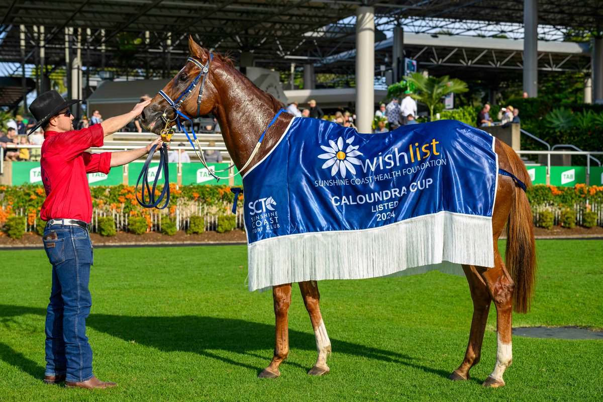 SCTurfClub's tweet photo. π An illustrious triumph! Congratulations to local Sunshine Coast trainers John Symons and Sheila Laxon on their victory in the Wishlist Caloundra Cup 2024.
πMission of Love, brilliantly ridden by Angela Jones
πΈ @RaceQld
#WishlistCaloundraCup #SCTC #CaloundraCup https://t.co/D9whXxVduv