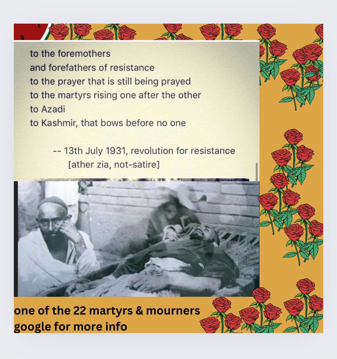 july 13. kashmiri martyrs day #freekashmir #free🍉🫒