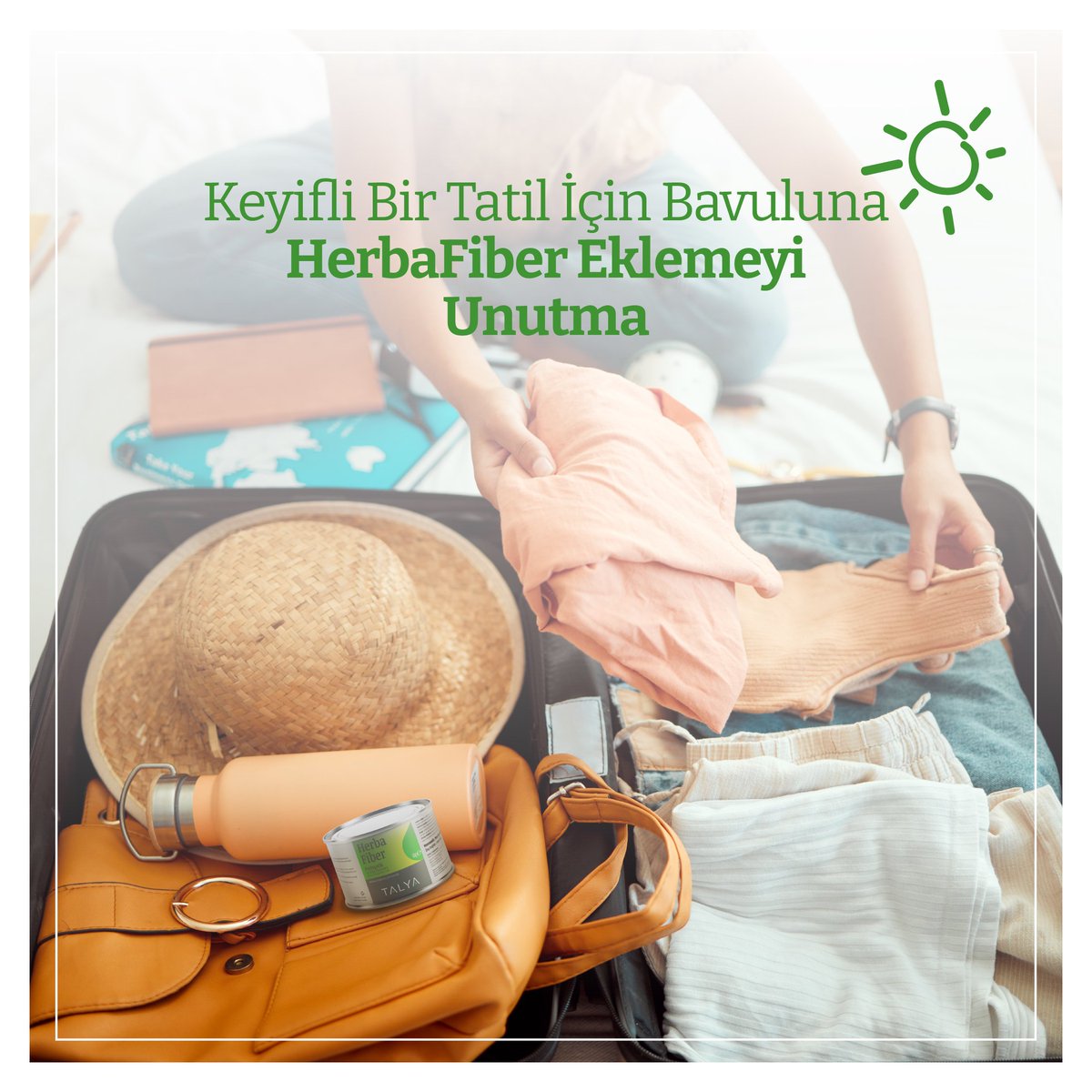 Lif ve prebiyotik desteğin HerbaFiber’ı tatilde de yanından eksik etme!

💚Hava ve besin değişiminden kaynaklanan kabızlık, sindirim sorunları ve şişkinliğin önüne geçmek için bavuluna HerbaFiber ekle, tatil keyfine ara verme.

#talyabitkisel #herbafiber #lifkaynağı