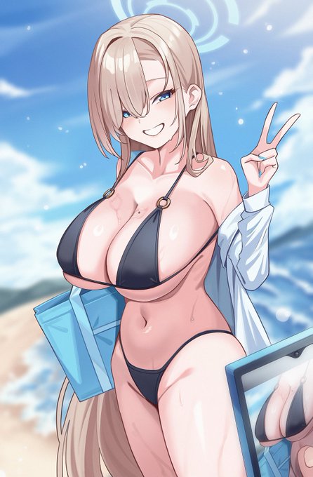 【一之瀬 アスナ】 - はい、チーズ
#ブルアカ 