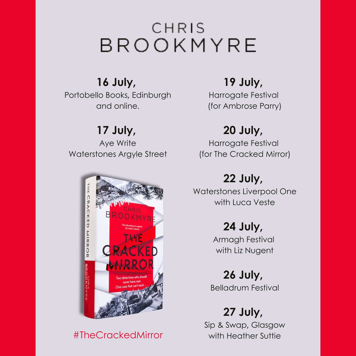 Chris Brookmyre tweet media