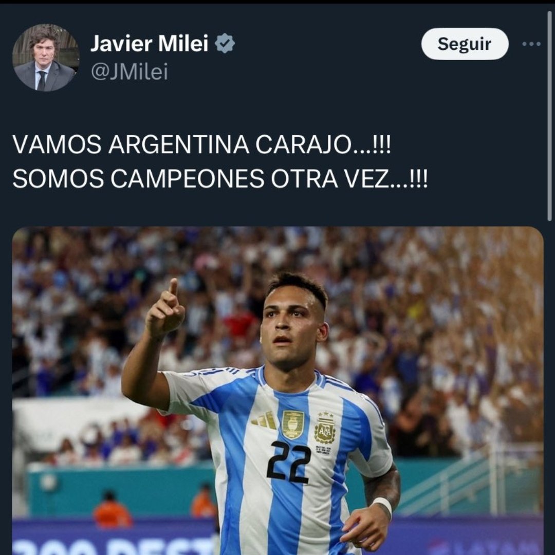 RebeldeNeurona's tweet photo. No seriamos campeones si no fuese x los clubs de barrio (de donde salio lautaro por ej) q este vendepatria quiere cerrar https://t.co/6OV54aIntH