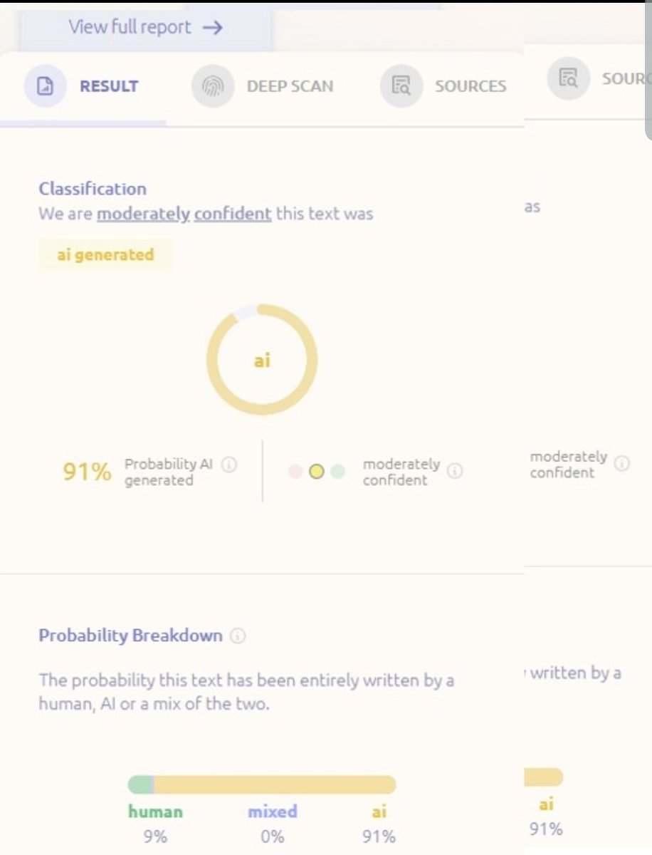 The day has finally come when it's fairly clear I am marking work that has not  been generated by 'HI'. 🤖  I even checked what #AI thought..
What would be appropriate feedback? 🙂