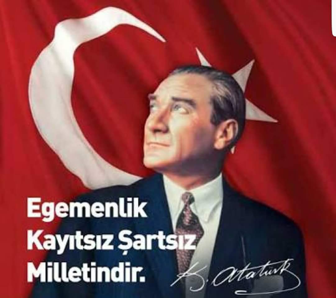 Büyük önderimiz #Atatürk 
“Egemenlik Kayıtsız Şartsız Milletindir.”
diyerek her şart ve koşulda DEMOKRASİYE sahip çıkılmasını öğütlemiş ve en büyük gücün HALKIN gücü olduğunu belirtmiştir. 
Kahraman halkımız #15Temmuz2016’da yapılmak istenen darbe girişimini bertaraf etmiş ve